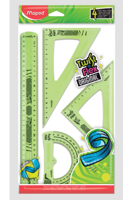 Maped Σετ 4 Γεωμετρικά Όργανα Πλαστικά Twist 'n Flex (Διάφορα Χρώματα) Maped Σετ 4 Γεωμετρικά Όργανα Πλαστικά Twist 'n Flex (Διάφορα Χρώματα)